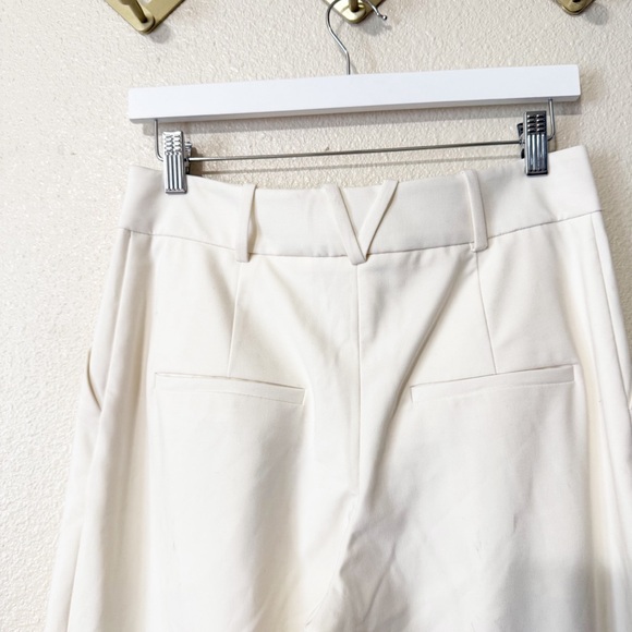 NWOT Veronica Beard Lagarde Wide Leg High Rise Cream Pleated Pants Size 4 $498 - Picture 8 of 13